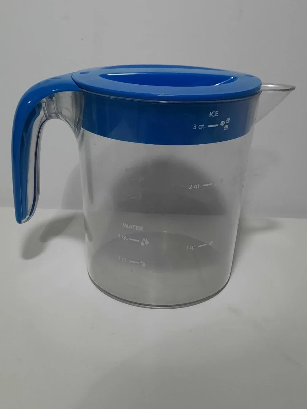 Mr Coffee TM70 Iced Tea Maker 3 Qt Oval Pitcher Blue Lid Replacement Part